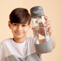 Sportowa butelka tritanowa 600 ml, Graphite, b.box