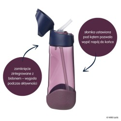 Harry Potter by b.box Butelka na wodę tritanowa ze słomką 600 ml