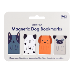 Magnetyczne zakładki do książki, Psy, Rex London