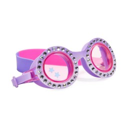 Okulary do pływania, Księżycowy blask, liliowe, Bling2O