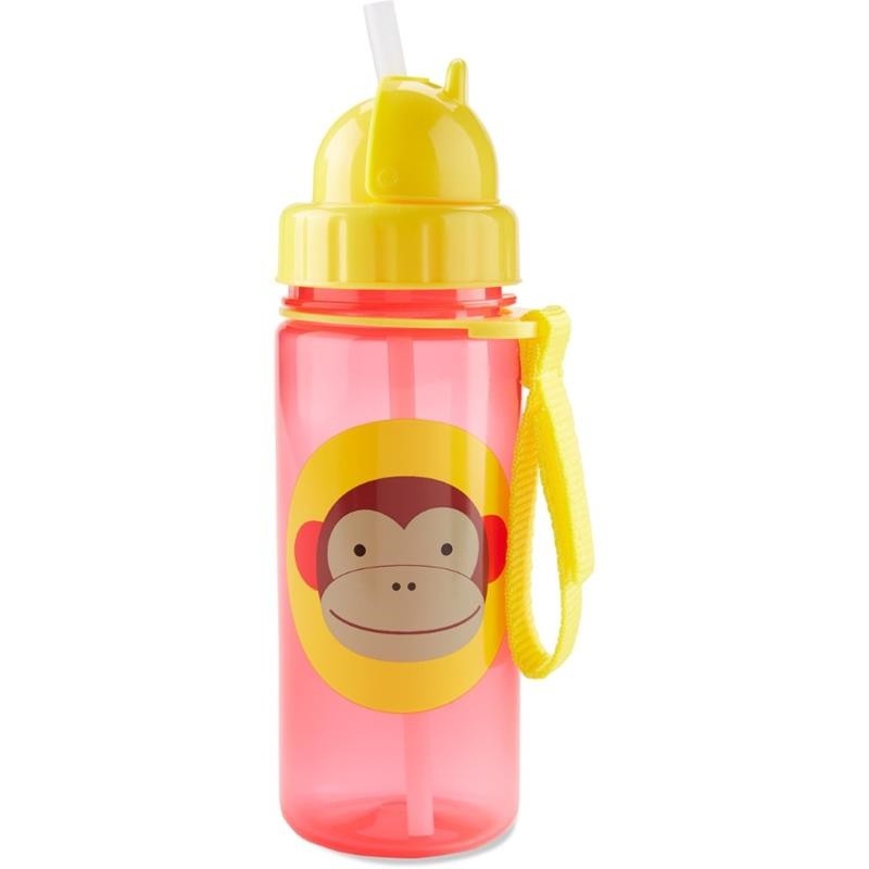 ZOO Straw Bottle 13-oz.- Monkey